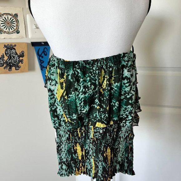 Strapless XOXO ruffle and roosh top - Picture 2 of 4